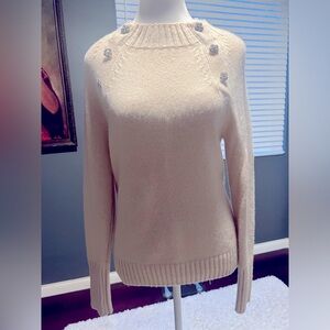 - J.Crew cream jewelled cardigan in EUC. Size XS perfect for chilly weathe…